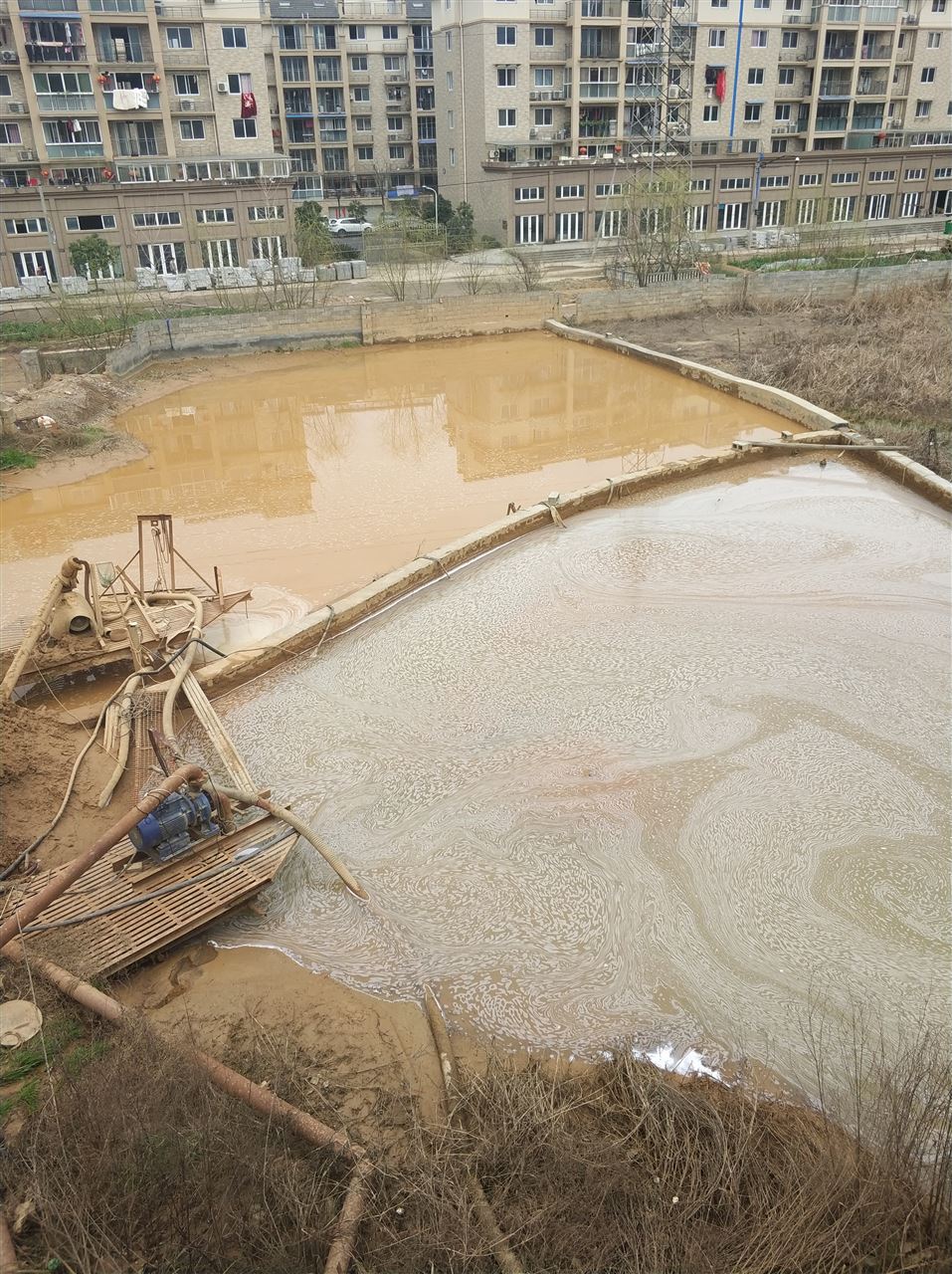 清水河沉淀池淤泥清理-厂区废水池淤泥清淤