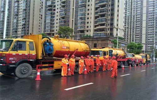 清水河市政管道清淤